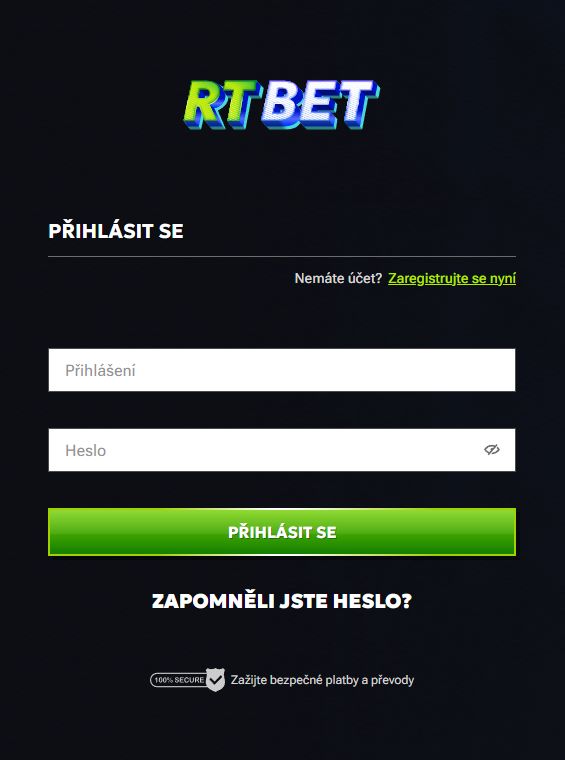 Rtbet Přihlásit se